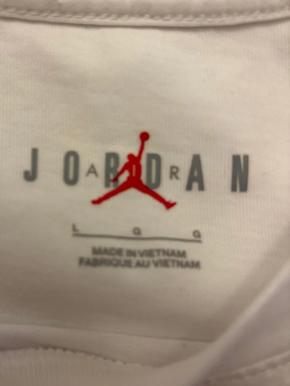 Jordan White Graphic T Shirt Large Jumpman Flight 23